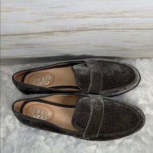 Franco Sarto L-Hudley velvet loafers size 6.5